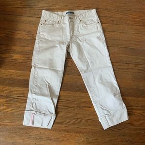 Old Navy Boyfriend Stretch Capri Pants